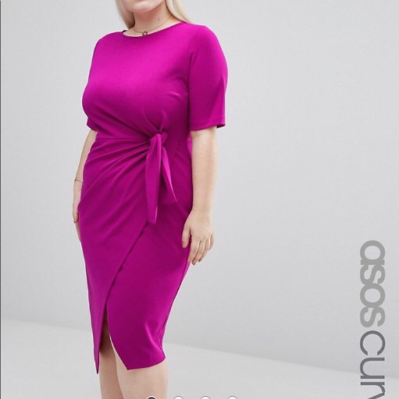 ASOS Curve Dresses & Skirts - ASOS Curve Knot Front Dress